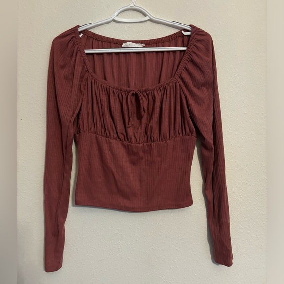 Lush‎ Mauve Cropped Top - Picture 1 of 3